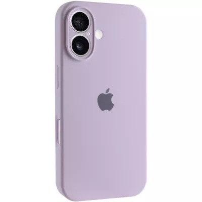 Чохол Silicone Case Full Camera Protective (AA) для Apple iPhone 16 (6.1") Бузковий / Lilac