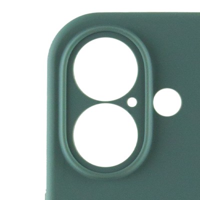 Чохол Silicone Case Full Camera Protective (AA) для Apple iPhone 16 (6.1") Зелений / Pine green