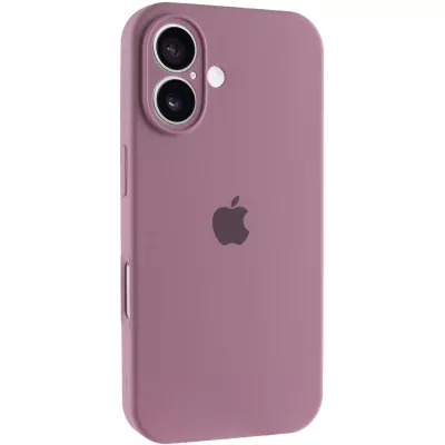 Чохол Silicone Case Full Camera Protective (AA) для Apple iPhone 16 (6.1") Ліловий / Lilac Pride