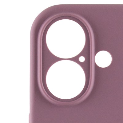 Чохол Silicone Case Full Camera Protective (AA) для Apple iPhone 16 (6.1") Ліловий / Lilac Pride