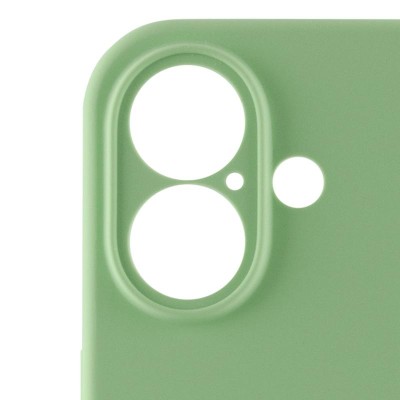 Чохол Silicone Case Full Camera Protective (AA) для Apple iPhone 16 (6.1") М'ятний / Mint