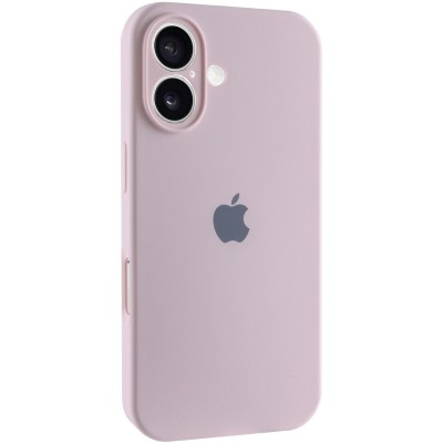 Чохол Silicone Case Full Camera Protective (AA) для Apple iPhone 16 (6.1") Рожевий / Chalk Pink Чохол Silicone Case Full Camera Protective (AA) для Apple iPhone 16 (6.1") Рожевий / Chalk Pink