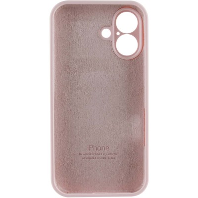 Чохол Silicone Case Full Camera Protective (AA) для Apple iPhone 16 (6.1") Рожевий / Chalk Pink Чохол Silicone Case Full Camera Protective (AA) для Apple iPhone 16 (6.1") Рожевий / Chalk Pink