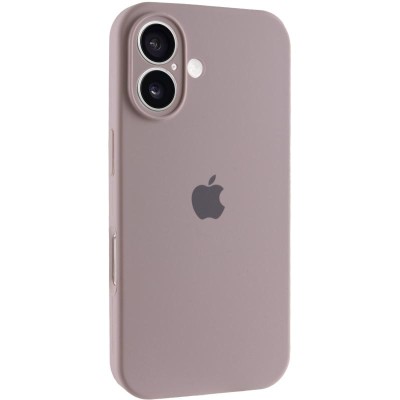 Чохол Silicone Case Full Camera Protective (AA) для Apple iPhone 16 (6.1") Сірий / Lavender Чохол Silicone Case Full Camera Protective (AA) для Apple iPhone 16 (6.1") Сірий / Lavender