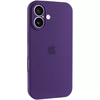 Чохол Silicone Case Full Camera Protective (AA) для Apple iPhone 16 (6.1") Фіолетовий / Amethyst