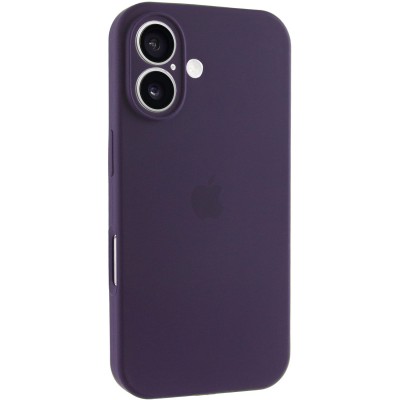Чохол Silicone Case Full Camera Protective (AA) для Apple iPhone 16 (6.1") Фіолетовий / Elderberry Чохол Silicone Case Full Camera Protective (AA) для Apple iPhone 16 (6.1") Фіолетовий / Elderberry