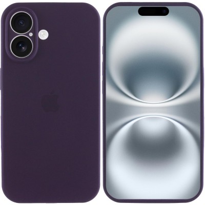 Чохол Silicone Case Full Camera Protective (AA) для Apple iPhone 16 (6.1") Фіолетовий / Elderberry Чохол Silicone Case Full Camera Protective (AA) для Apple iPhone 16 (6.1") Фіолетовий / Elderberry