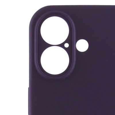Чохол Silicone Case Full Camera Protective (AA) для Apple iPhone 16 (6.1") Фіолетовий / Elderberry Чохол Silicone Case Full Camera Protective (AA) для Apple iPhone 16 (6.1") Фіолетовий / Elderberry
