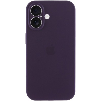 Чохол Silicone Case Full Camera Protective (AA) для Apple iPhone 16 (6.1") Фіолетовий / Elderberry Чохол Silicone Case Full Camera Protective (AA) для Apple iPhone 16 (6.1") Фіолетовий / Elderberry