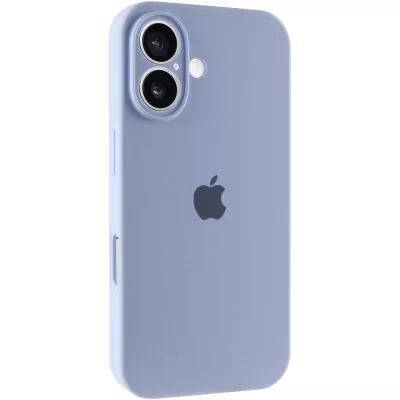 Чохол Silicone Case Full Camera Protective (AA) для Apple iPhone 16 Plus (6.7") Блакитний / Lilac Blue