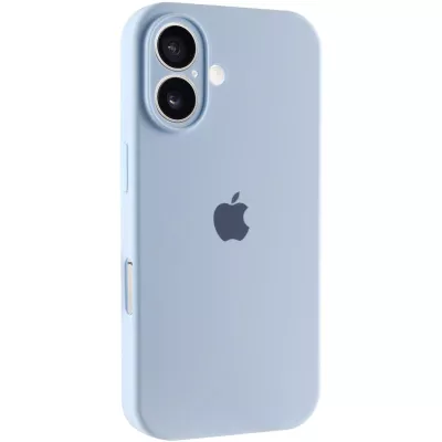 Чохол Silicone Case Full Camera Protective (AA) для Apple iPhone 16 Plus (6.7") Блакитний / Sweet Blue