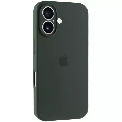 Чохол Silicone Case Full Camera Protective (AA) для Apple iPhone 16 Plus (6.7") Зелений / Cyprus Green