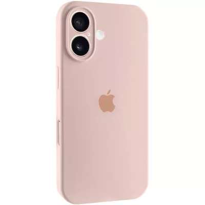 Чохол Silicone Case Full Camera Protective (AA) для Apple iPhone 16 Plus (6.7") Рожевий / Pink Sand