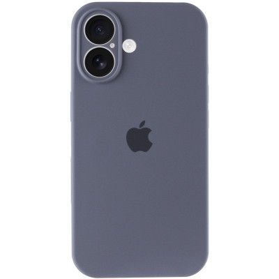 Чохол Silicone Case Full Camera Protective (AA) для Apple iPhone 16 Plus (6.7") Сірий / Lavender Gray