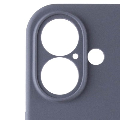 Чохол Silicone Case Full Camera Protective (AA) для Apple iPhone 16 Plus (6.7") Сірий / Lavender Gray