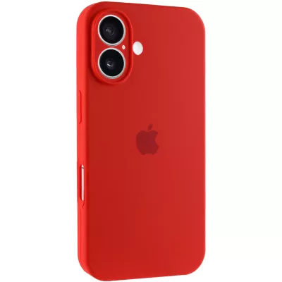 Чохол Silicone Case Full Camera Protective (AA) для Apple iPhone 16 Plus (6.7") Червоний / Red
