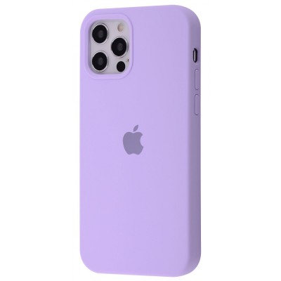 Чохол Silicone Case Full iPhone 12 Pro Max lilac