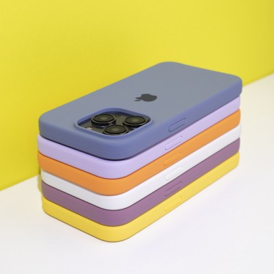 Чохол Silicone Case Full iPhone 12 Pro Max papaya