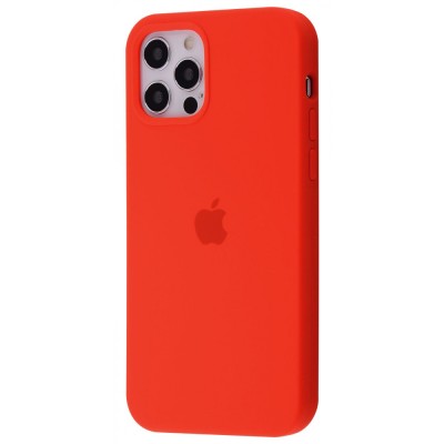 Чохол Silicone Case Full iPhone 12 Pro Max red