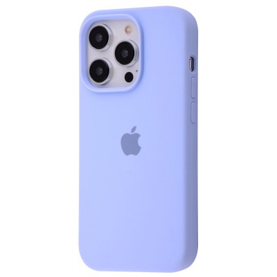 Чохол Silicone Case Full iPhone 13 Pro Max lilac cream