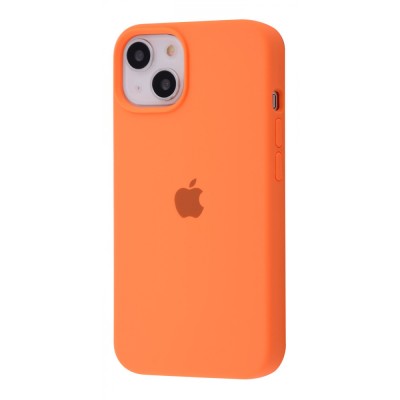 Чохол Silicone Case Full iPhone 15 papaya