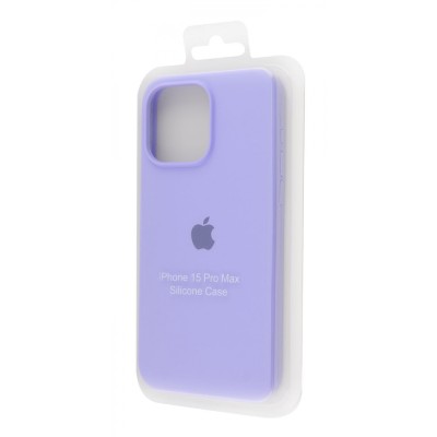 Чохол Silicone Case Full iPhone 15 Pro Max black currant