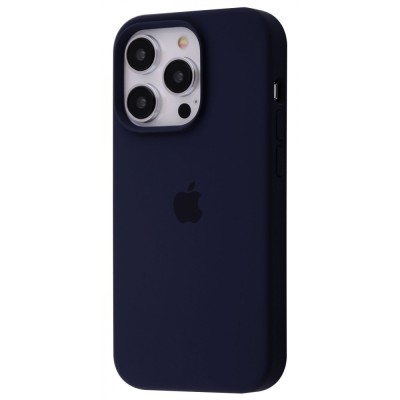 Чохол Silicone Case Full iPhone 15 Pro midnight blue