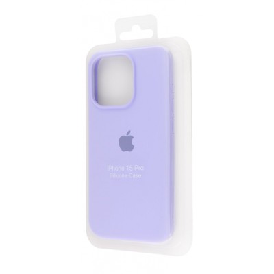 Чохол Silicone Case Full iPhone 15 Pro midnight blue
