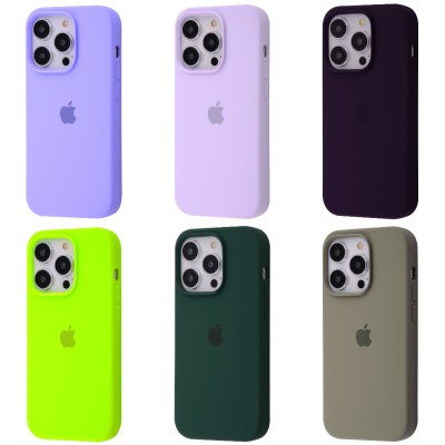 Чохол Silicone Case Full iPhone 16 army/green