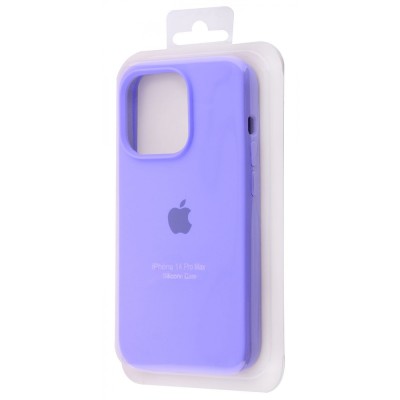 Чохол Silicone Case Full iPhone 16 lilac cream