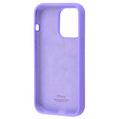 Чохол Silicone Case Full iPhone 16 lilac cream
