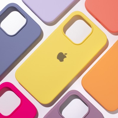 Чохол Silicone Case Full iPhone 16 lilac cream