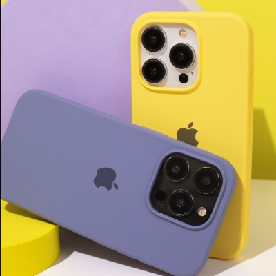 Чохол Silicone Case Full iPhone 16 lilac cream