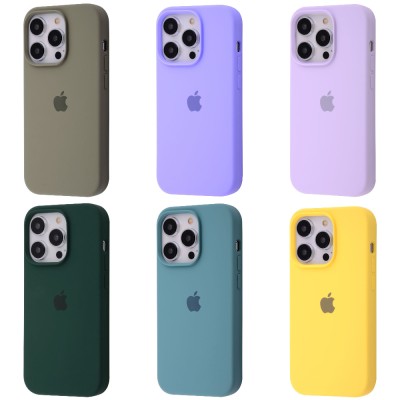 Чохол Silicone Case Full iPhone 16 Pro army/green