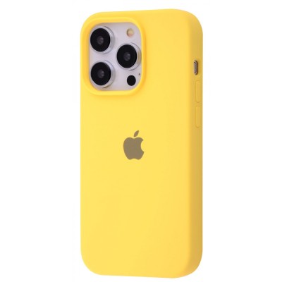 Чохол Silicone Case Full iPhone 16 yellow