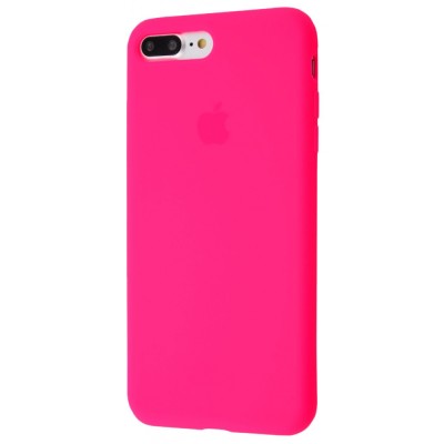 Чохол Silicone Case Full iPhone 7 Plus/8 Plus bright pink