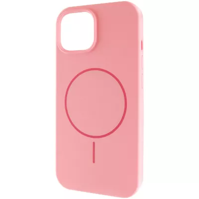 Чохол Silicone Case Full Protective (AA) NO LOGO with MagSafe для Apple iPhone 11 (6.1") Рожевий / Light pink