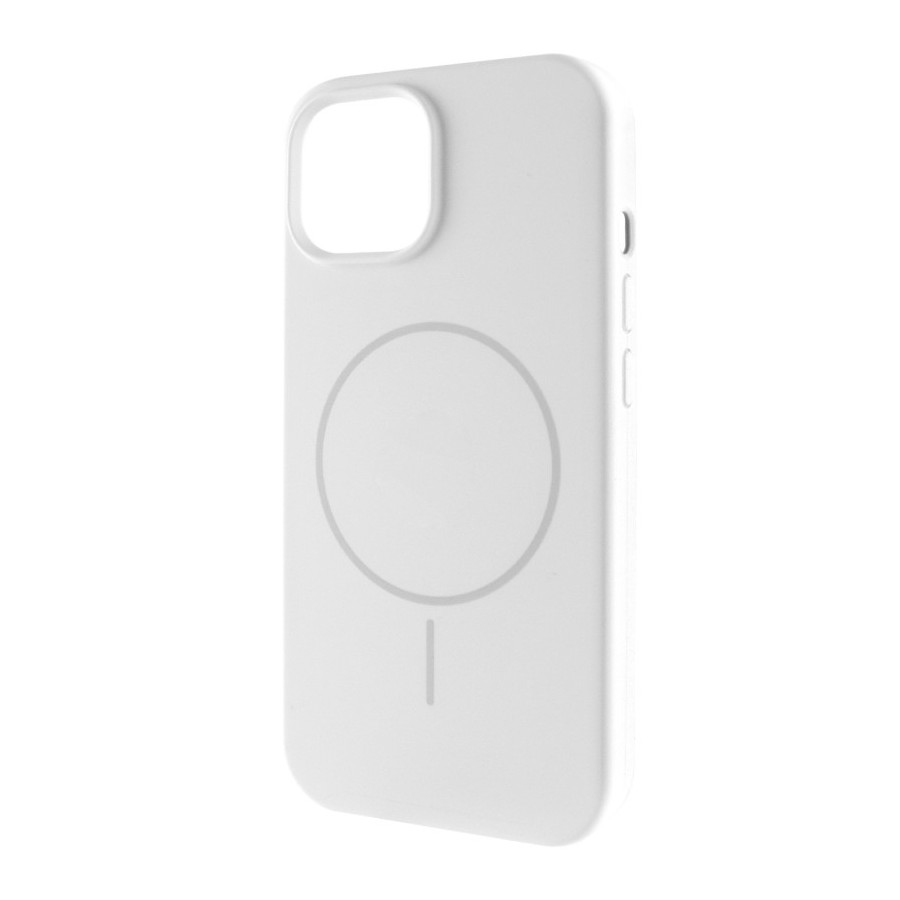 Чохол Silicone Case Full Protective (AA) NO LOGO with MagSafe для Apple iPhone 12 Pro Max (6.7") Білий / White Чохол Silicone Case Full Protective (AA) NO LOGO with MagSafe для Apple iPhone 12 Pro Max (6.7") Білий / White