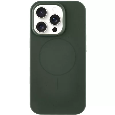Чохол Silicone Case Full Protective (AA) NO LOGO with MagSafe для Apple iPhone 14 Pro (6.1") Зелений / Cyprus Green