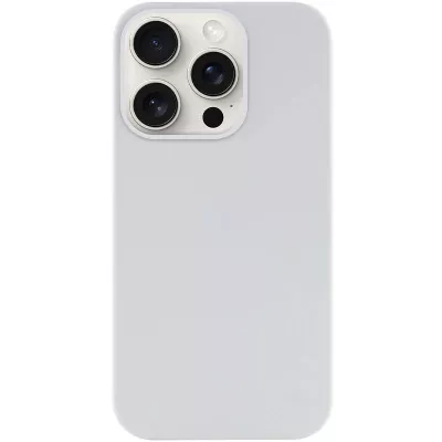 Чохол Silicone Case Full Protective (AA) NO LOGO для Apple iPhone 15 Pro (6.1") Білий / White