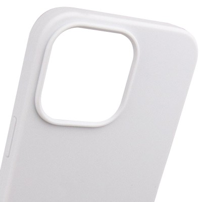 Чохол Silicone Case Full Protective (AA) NO LOGO для Apple iPhone 15 Pro (6.1") Білий / White