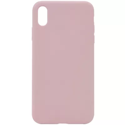 Чохол Silicone Case Full Protective (AA) NO LOGO для Apple iPhone XR (6.1") Рожевий / Pink Sand