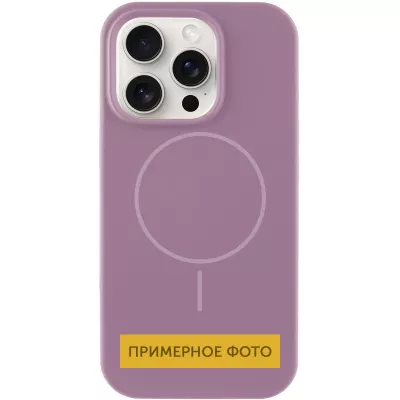 Чохол Silicone Case Full Protective (AA) NO LOGO with MagSafe для Apple iPhone 16 Plus (6.7") Ліловий / Lilac Pride