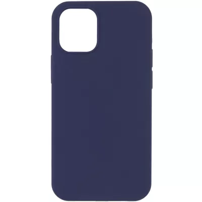 Чохол Silicone Case Full Protective (AA) NO LOGO для Apple iPhone 11 (6.1") Темно-синій / Midnight blue