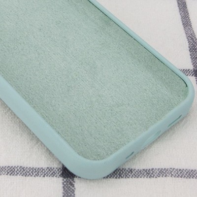 Чохол Silicone Case Full Protective (AA) NO LOGO для Apple iPhone 12 Pro / 12 (6.1") Бірюзовий / Turquoise