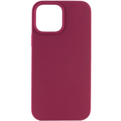 Чохол Silicone Case Full Protective (AA) NO LOGO для Apple iPhone 12 Pro / 12 (6.1") Бордовий / Maroon