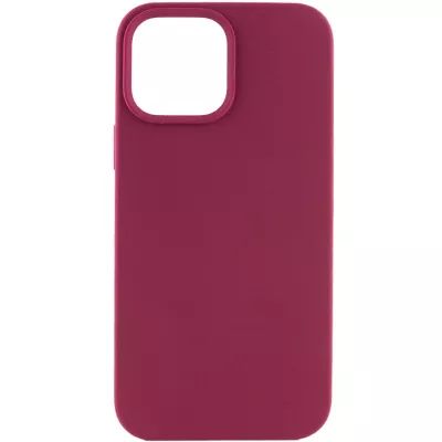 Чохол Silicone Case Full Protective (AA) NO LOGO для Apple iPhone 12 Pro / 12 (6.1") Бордовий / Maroon