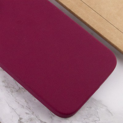 Чохол Silicone Case Full Protective (AA) NO LOGO для Apple iPhone 12 Pro / 12 (6.1") Бордовий / Maroon