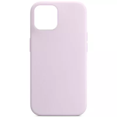 Чохол Silicone Case Full Protective (AA) NO LOGO для Apple iPhone 12 Pro / 12 (6.1") Бузковий / Lilac