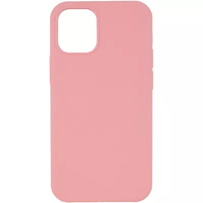 Чохол Silicone Case Full Protective (AA) NO LOGO для Apple iPhone 12 Pro Max (6.7") Рожевий / Pink